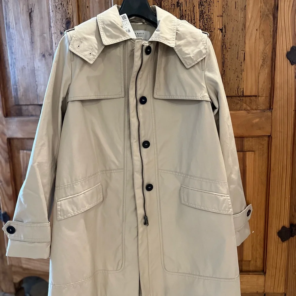 Brand new never used Zara Basic Trench Coat - Picture 10 of 10